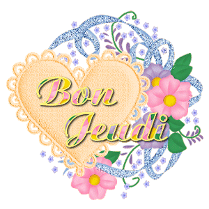 Gif animé Bon jeudi coeur